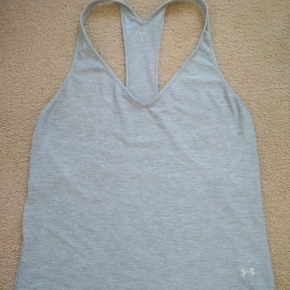 Under armour gray top
